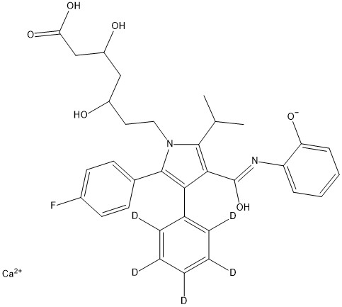di(2-Hydroxy Atorvastatin-[d5]) Calcium Salt